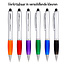 1 Pen - Stylus en balpen in één - Geschikt voor Tablet / Smartphone - Universeel en met clip - Zilver / Groen