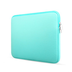 Laptophoes - Laptop sleeve 15.4 inch - Laptoptas geschikt voor Macbook, Laptop en Chromebook - Turquoise