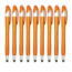 100 Stuks - Stylus Pen voor tablet en smartphone - Met Penfunctie - Touch Pen - Voorzien van clip - Oranje