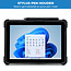 Toetsenbord &amp; Tablet Hoes geschikt voor Microsoft Surface Go / Go 2 / Go 3 - Bluetooth Toetsenbord Cover - Met touchpad - Zwart