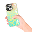 Apple iPhone 14 Pro Max - Devia Protective Case - Back Cover met 3D Afbeelding - Transparant/Groen