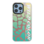 Hoesje geschikt voor Apple iPhone 14 - Devia Protective Case - Back Cover met 3D Afbeelding - Transparant/Groen