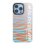Hoesje geschikt voor Apple iPhone 14 - Devia Protective Case - Back Cover met 3D Afbeelding - Transparant/Blauw