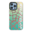 Apple iPhone 14 Plus - Devia Protective Case - Back Cover met 3D Afbeelding - Transparant/Groen