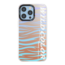 Apple iPhone 14 Pro - Devia Protective Case - Back Cover met 3D Afbeelding - Transparant/Blauw