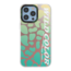 Hoesje geschikt voor Apple iPhone 14 Pro Max - Devia Protective Case - Back Cover met 3D Afbeelding - Transparant/Groen
