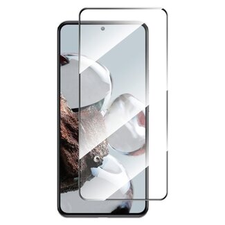 Cover2day Case2go - Screenprotector geschikt voor Xiaomi 12T Pro - Tempered Glass - Gehard Glas - Transparant