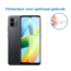 Case2go - Screenprotector geschikt voor Xiaomi Redmi A1 Plus - Tempered Glass - Gehard Glas - Transparant