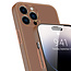 Hoesje voor iPhone 14 Pro -  - Bruin