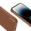 Hoesje voor iPhone 14 Pro -  - Bruin