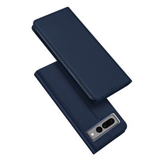 Dux Ducis Telefoon hoesje geschikt voor Google Pixel 7 Pro - Dux Ducis Skin Pro  Book case - Blauw