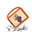 Case2go - Hoes geschikt voor iPad Pro 11 (2022) hoes - Schokbestendige case met handvat - Sparrow Kids Cover - Oranje