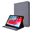 Case2go - Tablet hoes geschikt voor iPad Pro 11 (2022) - 11 Inch - Book Case met Soft TPU houder - Grijs