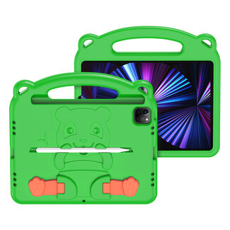 Dux Ducis Dux Ducis - Tablet hoes geschikt voor iPad Air 10.9 2022 - Schokbestendige case met handvat en standaard - Panda Series - Groen