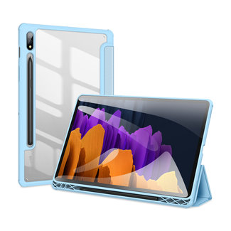Dux Ducis Dux Ducis - Tablet hoes geschikt voor Samsung Galaxy Tab S7 - Toby Serie - Tri-Fold Book Case - Blauw