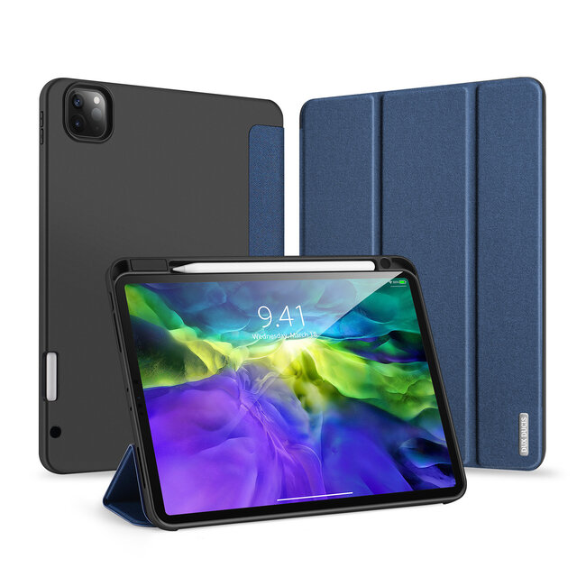 Dux Ducis - Case for Apple iPad Pro 12.9 (2021) - Dux Ducis Domo Lite Book Case with Pencil Holder - Blue