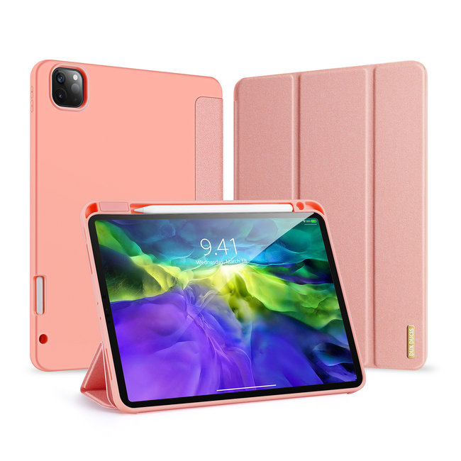 Dux Ducis - Case for Apple iPad Pro 11 (2021) - Dux Ducis Domo Lite Book Case with Pencil Holder - Pink