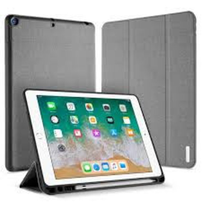 iPad 9.7 (2017/2018) - Domo Book Case - Grijs