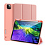 iPad Pro 12.9 (2020) hoes - Dux Ducis Domo Lite Book Case met stylus pen houder - Roze