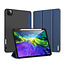 iPad Pro 12.9 (2020) hoes - Dux Ducis Domo Lite Book Case met stylus pen houder - Blauw