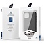 Dux Ducis - Telefoonhoesje geschikt voor Apple iPhone 14 - Grit Series Back Cover - Zwart