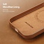 Dux Ducis - Telefoonhoesje geschikt voor Apple iPhone 14 - Grit Series Back Cover - Bruin