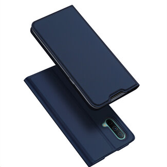 Dux Ducis Dux Ducis - Telefoon Hoesje geschikt voor OnePlus Nord CE 5G Hoes - Skin Pro Book Case - Donker Blauw