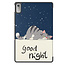 Tablet hoes geschikt voor de Lenovo Tab P11 2nd Gen - Good Night