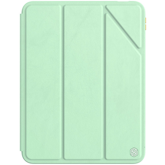 Nillkin - Tablethoes geschikt voor iPad Mini 6 (2021) - iPad hoes Met Sleep/Wake-up Functie - Trifold Hoes - Met Pencil Houder en Stand functie - Mint Groen