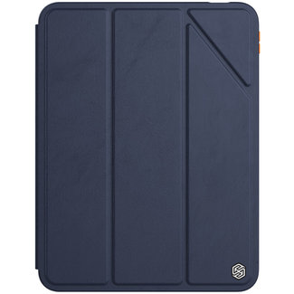 Nillkin - Tablethoes geschikt voor iPad Mini 6 (2021) - iPad hoes Met Sleep/Wake-up Functie - Trifold Hoes - Met Pencil Houder en Stand functie - Donker Blauw