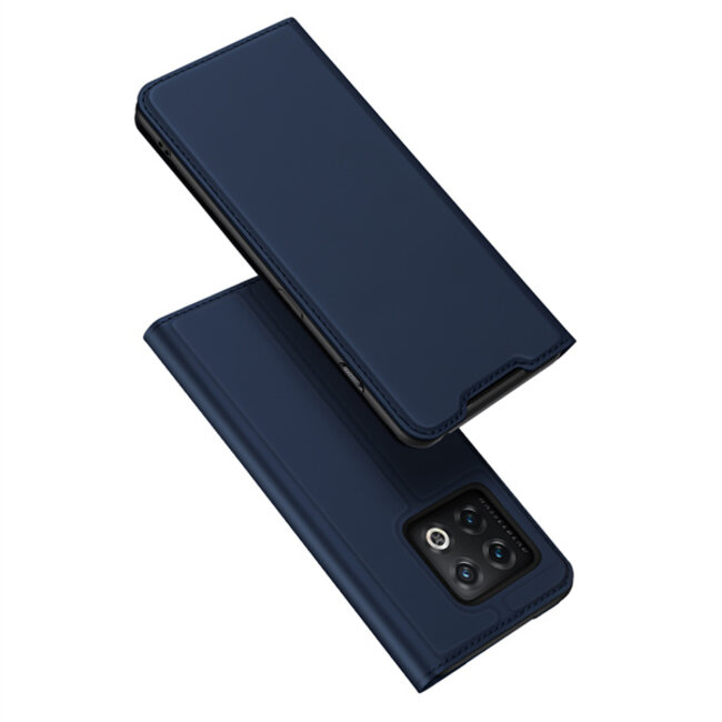 Dux Ducis - Telefoonhoesje geschikt voor OnePlus 10 Pro - Skin Pro Book Case - Donker Blauw