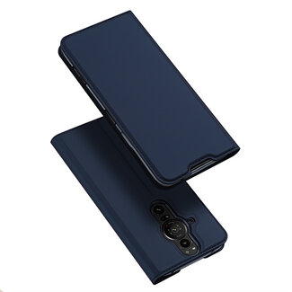 Dux Ducis Dux Ducis - Telefoonhoesje geschikt voor Sony Xperia Pro-I - Skin Pro Book Case - Blauw