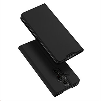 Dux Ducis Dux Ducis - Telefoonhoesje geschikt voor Sony Xperia Pro-I - Skin Pro Book Case - Zwart