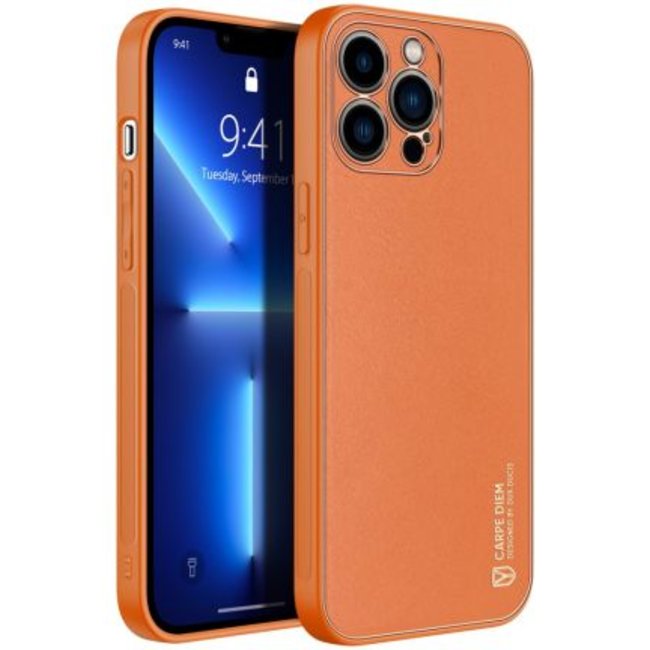 Dux Ducis - Hoesje geschikt voor iPhone 13 Pro Max - Yolo Series - Oranje