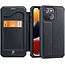 Case for iPhone 13 Pro - Dux Ducis Skin X Wallet Case - Black