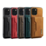 CaseMe - Telefoonhoesje geschikt voor iPhone 13 - Back Cover - Met Magnetische Pasjeshouder - Rood