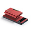 CaseMe - Telefoonhoesje geschikt voor Google Pixel 7 - Back Cover - Met Magnetische Pasjeshouder - Rood