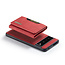 CaseMe - Telefoonhoesje geschikt voor Google Pixel 7 Pro - Back Cover - Met Magnetische Pasjeshouder - Rood