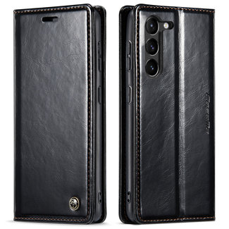 CaseMe CaseMe - Telefoonhoesje geschikt voor Samsung Galaxy S23 Plus - Wallet Book Case - Met Magnetische Sluiting - Zwart