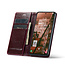 CaseMe - Telefoonhoesje geschikt voor Samsung Galaxy S23 - Wallet Book Case - Met Magnetische Sluiting - Donker Rood