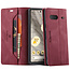 CaseMe - Telefoonhoesje geschikt voor Google Pixel 7 Pro - Wallet Book Case - Met Magnetische Sluiting - Roze