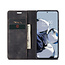 CaseMe - Telefoonhoesje geschikt voor Xiaomi 12T - Wallet Book Case - Met Magnetische Sluiting - Zwart