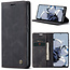 CaseMe - Telefoonhoesje geschikt voor Samsung Galaxy S23 - Wallet Book Case - Met Magnetische Sluiting - Zwart