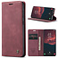 CaseMe - Telefoonhoesje geschikt voor Samsung Galaxy S23 - Wallet Book Case - Met Magnetische Sluiting - Rood