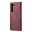 CaseMe - Telefoonhoesje geschikt voor Samsung Galaxy S23 Plus - Wallet Book Case - Met Magnetische Sluiting - Rood