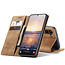 CaseMe - Telefoonhoesje geschikt voor Samsung Galaxy S23 Plus - Wallet Book Case - Met Magnetische Sluiting - Licht Bruin