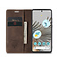 CaseMe - Telefoonhoesje geschikt voor Google Pixel 7 Pro - Wallet Book Case - Met Magnetische Sluiting - Bruin