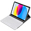 Case2go - Bluetooth Toetsenbord hoes geschikt voor Apple iPad 10 10.9 Inch (2022) -  QWERTY - Auto Wake/Sleep functie - Keyboard case - Goud