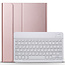 Case2go - Bluetooth Toetsenbord hoes geschikt voor Apple iPad 10 10.9 Inch (2022) -  QWERTY - Auto Wake/Sleep functie - Keyboard case - Roze