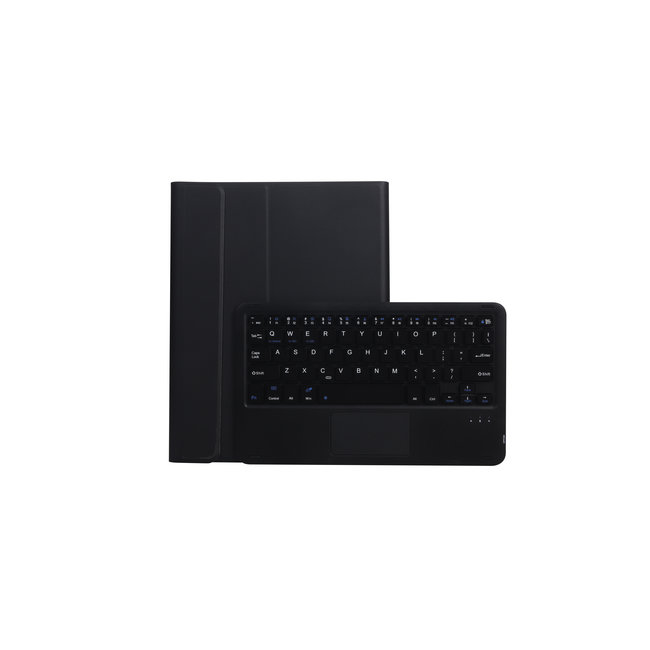 Case2go - Bluetooth Toetsenbord hoes geschikt voor Apple iPad 10 10.9 Inch (2022) - QWERTY - Keyboard case met Touchpad - Zwart